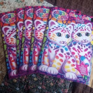 Lisa Frank Rainbow Leopard Color Book